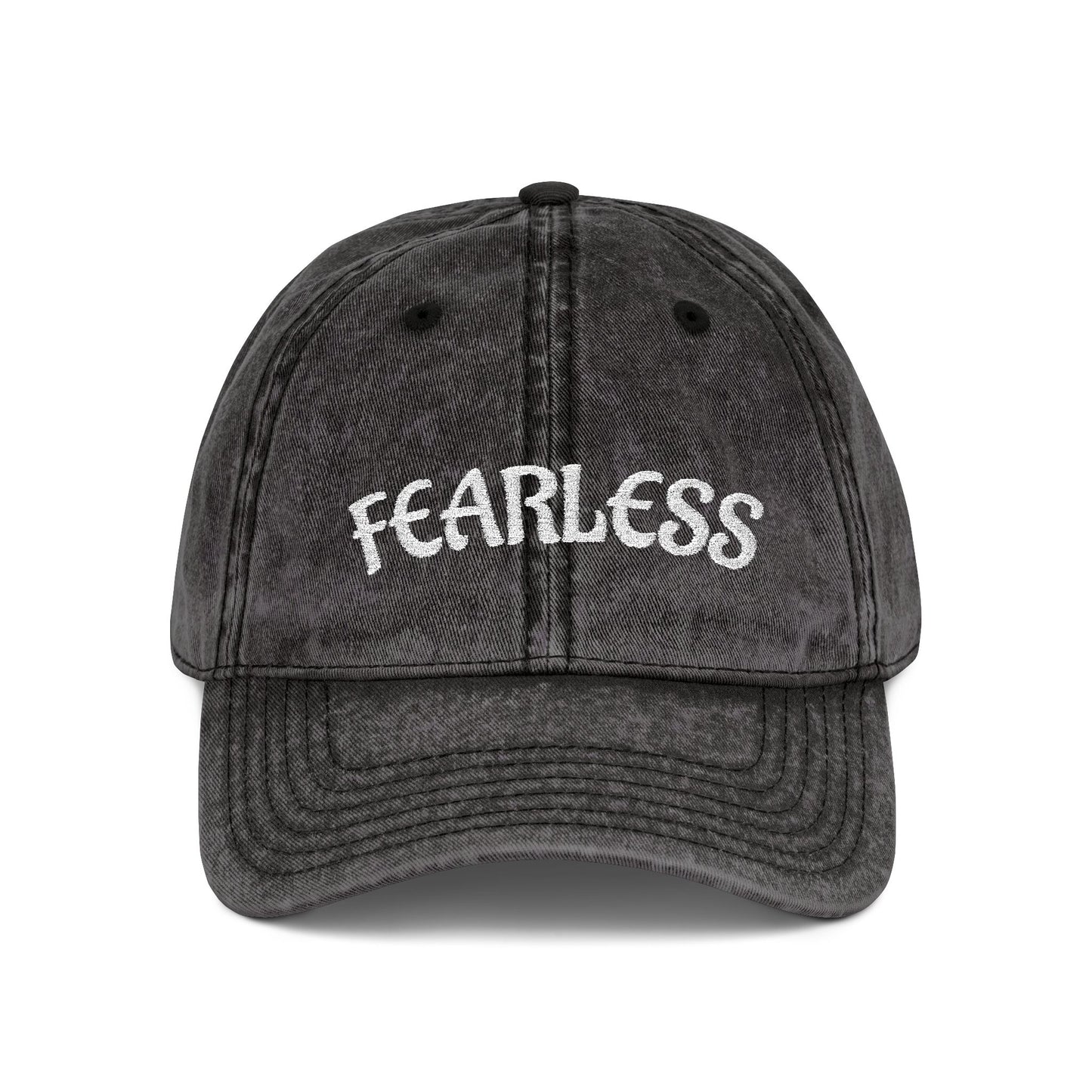 Fearless—Vintage Embroidered Cap
