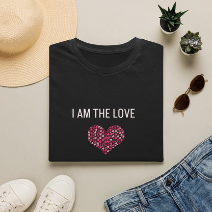 I Am The Love— Heart Mosaic Graphic T-shirt for Self‑Love