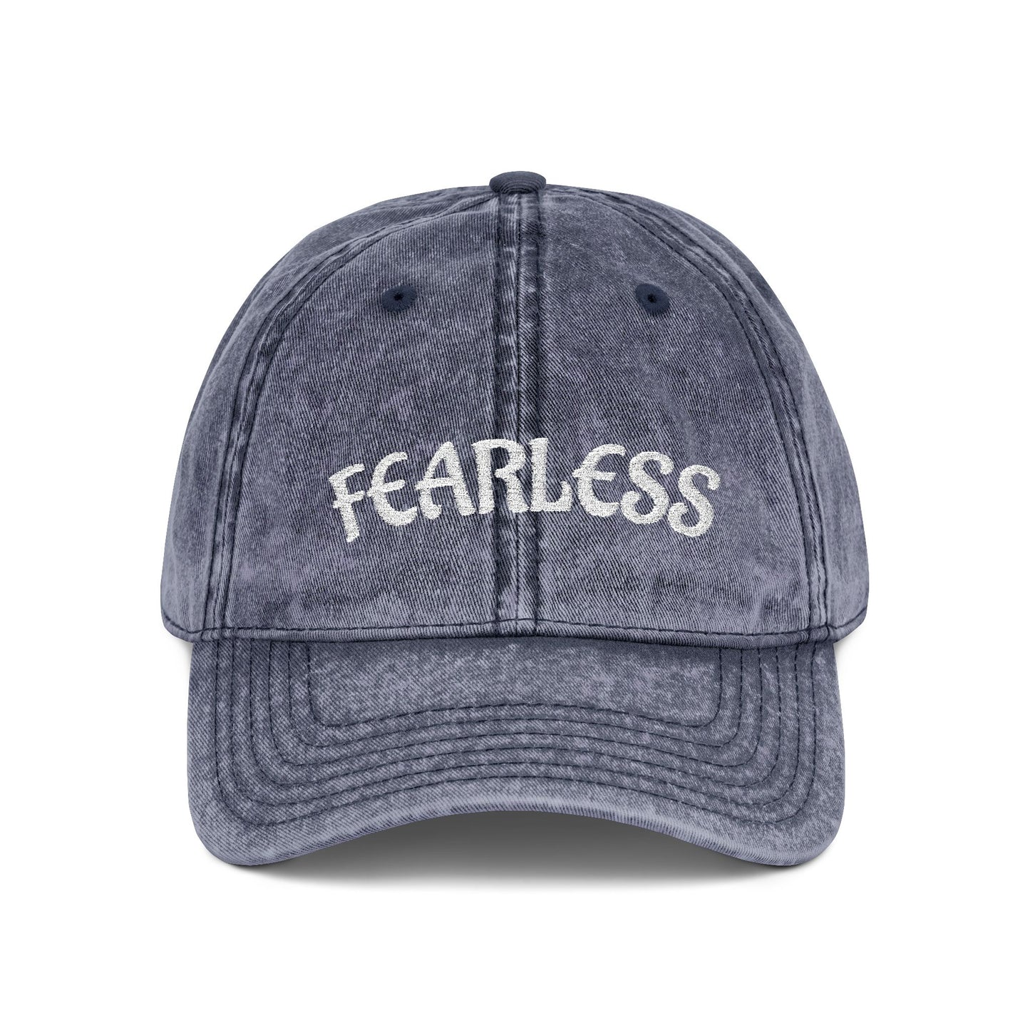 Fearless—Vintage Embroidered Cap