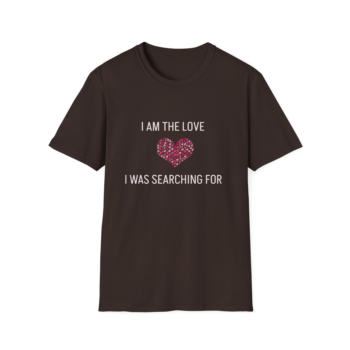 I Am The Love— Heart Mosaic Graphic T-shirt for Self‑Love