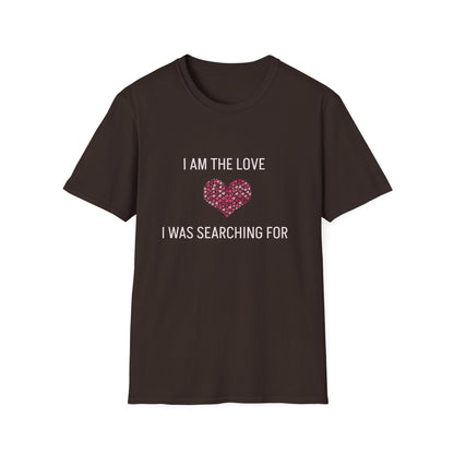 I Am The Love— Heart Mosaic Graphic T-shirt for Self‑Love