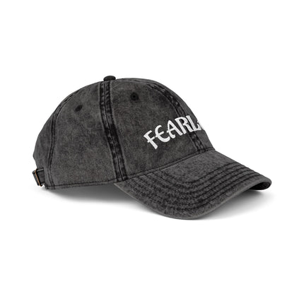 Fearless—Vintage Embroidered Cap