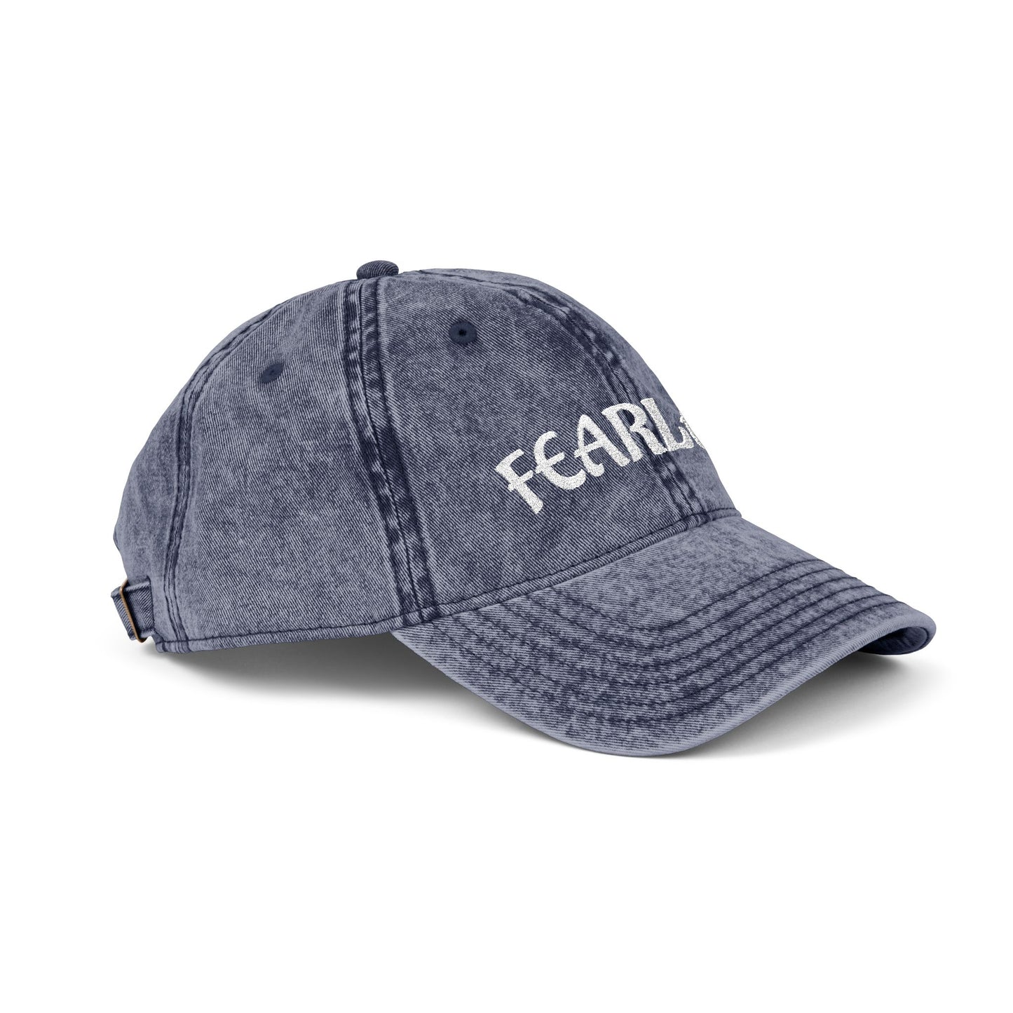 Fearless—Vintage Embroidered Cap