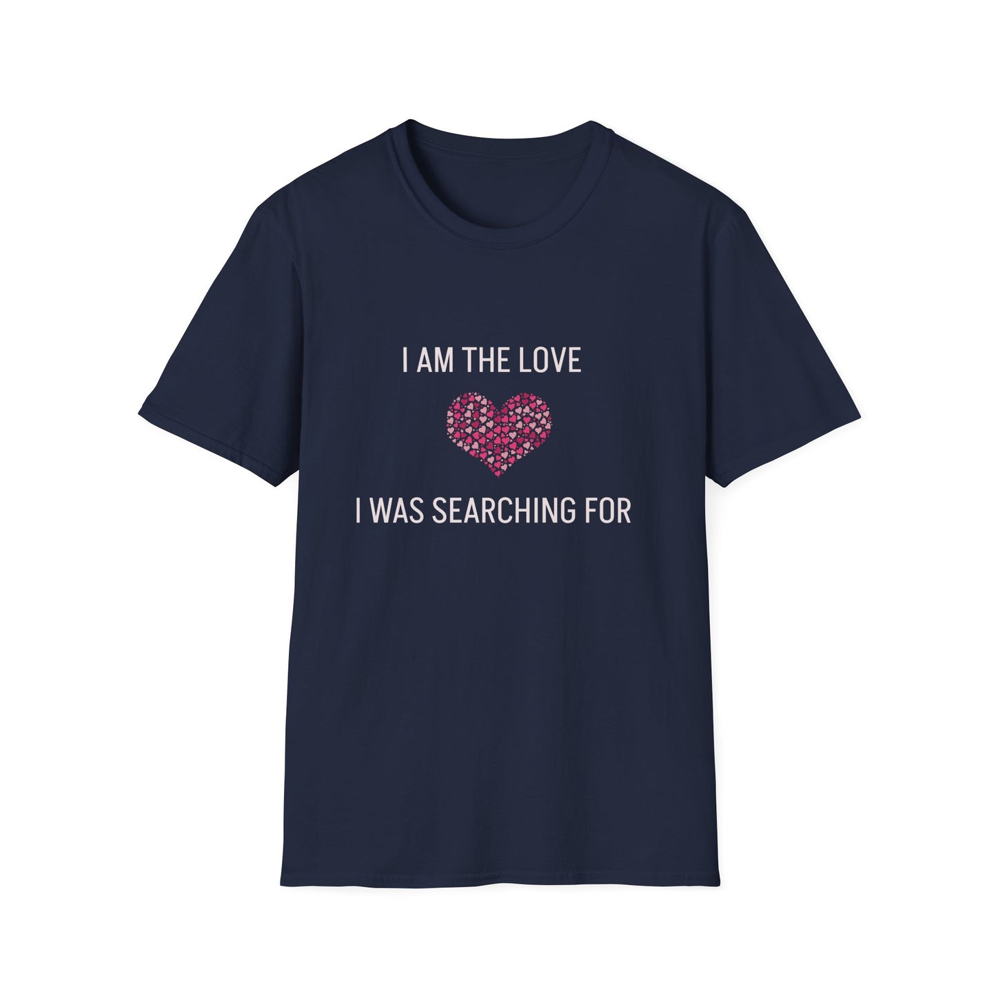 I Am The Love— Heart Mosaic Graphic T-shirt for Self‑Love