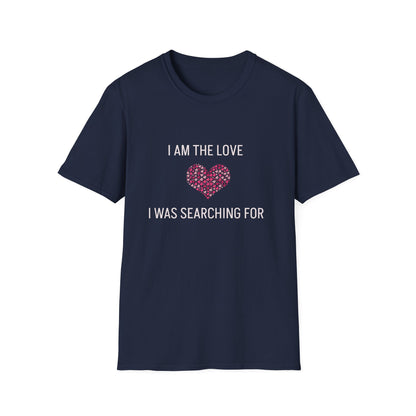 I Am The Love— Heart Mosaic Graphic T-shirt for Self‑Love