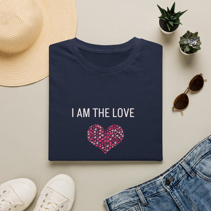 I Am The Love— Heart Mosaic Graphic T-shirt for Self‑Love