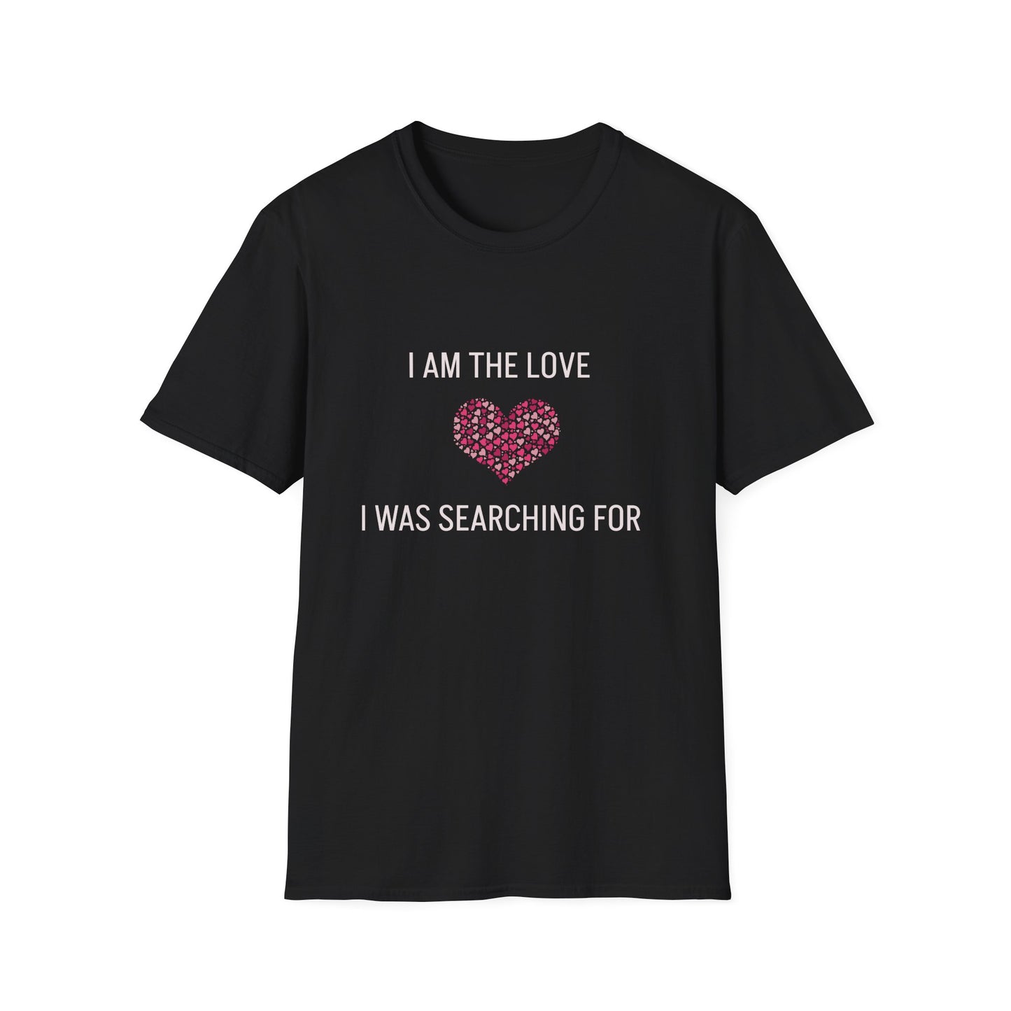 I Am The Love— Heart Mosaic Graphic T-shirt for Self‑Love