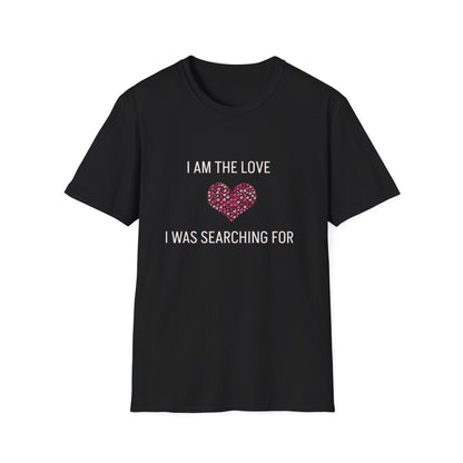 I Am The Love— Heart Mosaic Graphic T-shirt for Self‑Love