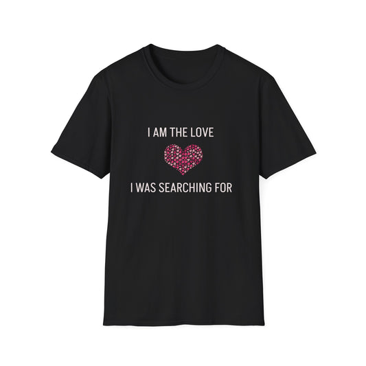 I Am The Love— Heart Mosaic Graphic T-shirt for Self‑Love